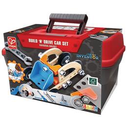 Klocki drewniane HAPE Junior Inventor Zestaw samochodowy E3038A