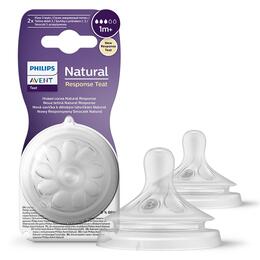 Smoczek PHILIPS Avent Natural SCY963/02 Przezroczysty 1 m+ (2 sztuki)