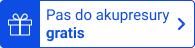 emblemat z niebieskim napisem pas do akupresury gratis
