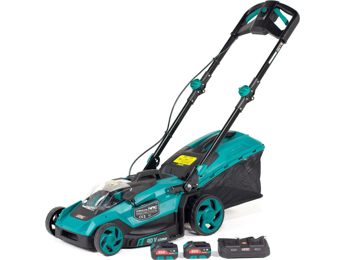 Kosiarka akumulatorowa NAC LB-2B40-40-2X20V zawartosc opakowania