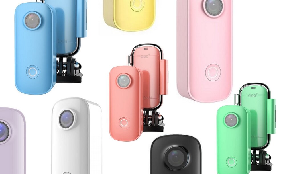 Kamera sportowa SJCAM C100+ sport montaż nagrywanie rozdzielczość filmy obudowa odporność wielkość łączność sterowanie 