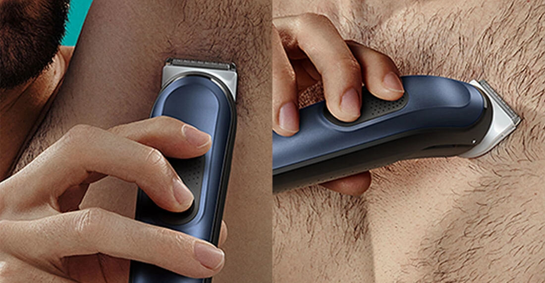 Trymer BRAUN Seria 7 MGK7410 technologia AutoSense dostosowanie gęstość zarostu akumulator litowo-jonowy czas pracy czas ładowania