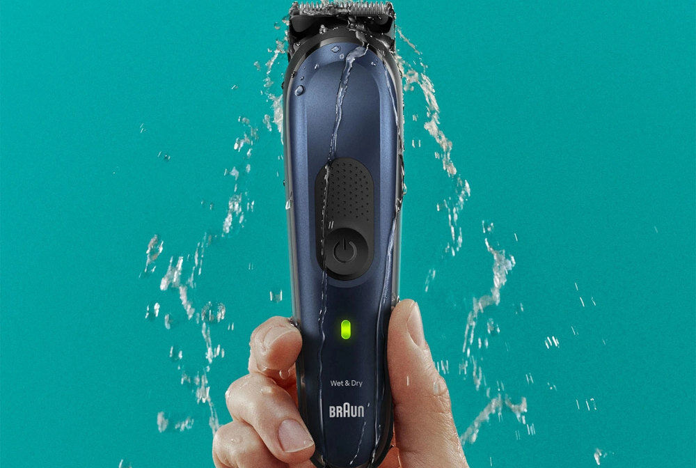 Trymer BRAUN Seria 7 MGK7410 wodoodporny czyszczenie higiena wszechstronność stosowania