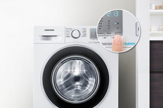 Samsung Wygodne rozwiązanie. Ustaw czas zakończenia prania