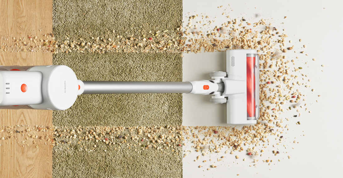 Odkurzacz XIAOMI Vacuum Cleaner G20 Lite Świetlny wskaźnik zasilania stan baterii