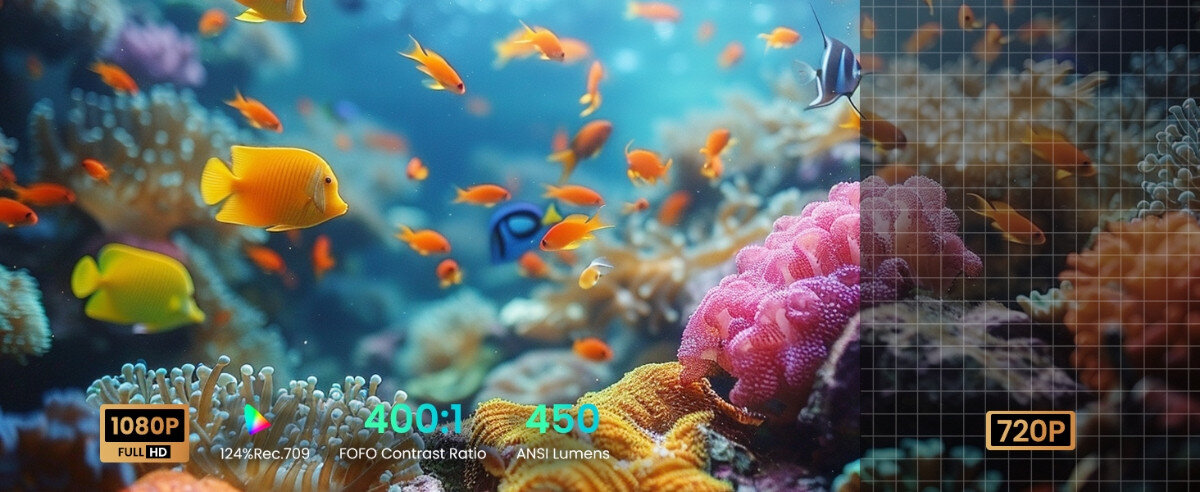 Projektor JMGO Picoflix - Detale w każdym pikselu, full HD