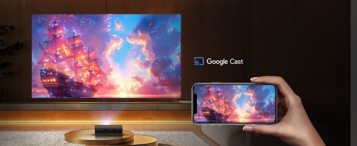 Projektor JMGO Picoflix - Bezprzewodowa wygoda z Chromecastem