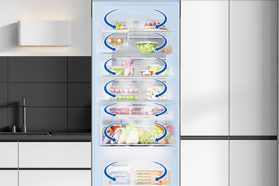 Lodówka RB53DG703DB1 Samsung - zdjęcie - All Around Cooling Lodówka Combi MAX RB53DG703DB1 Samsung - zdjęcie - All Around Cooling