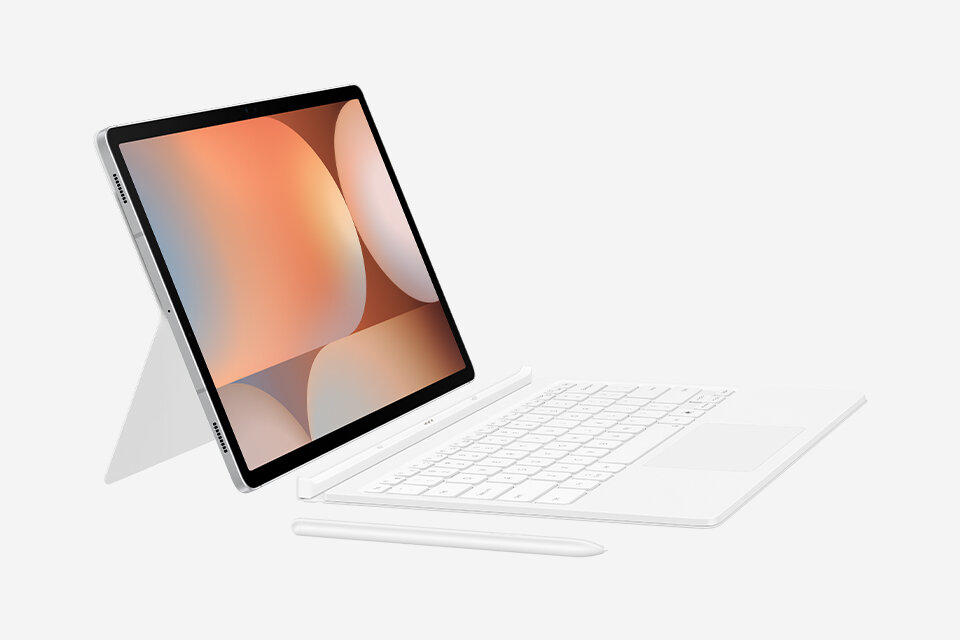 białe etui Book Cover z klawiaturą