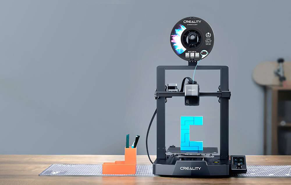 CREALITY Ender-3 V3 SE zaawansowaną technologię intuicyjną obsługą automatycznemu poziomowaniu wytłaczarce Sprite, podwójnym wałkom liniowym, intuicyjnemu interfejsowi użytkownika wysokiej prędkości drukowania podwójna oś Z