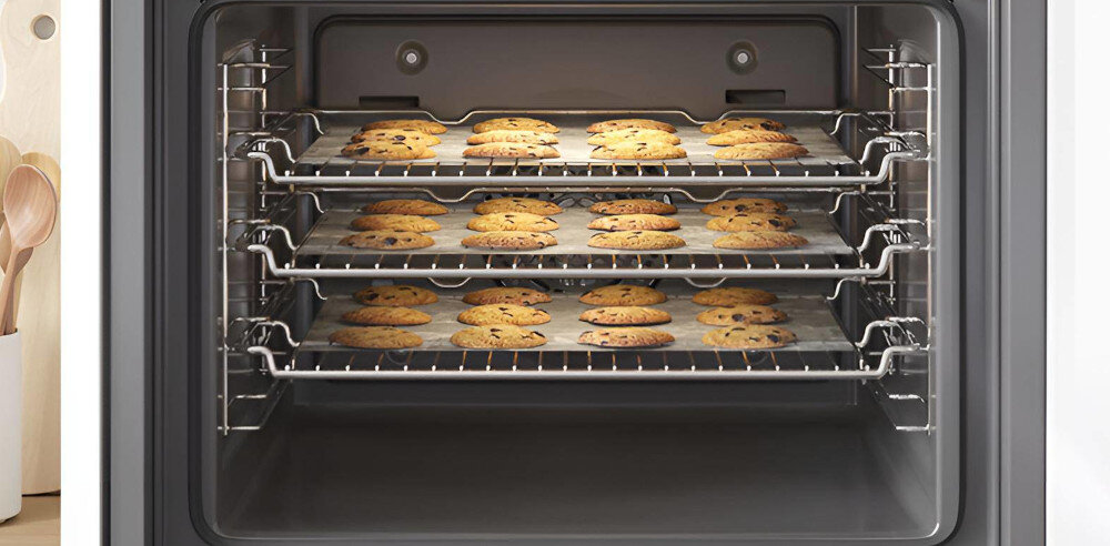 PIEKARNIK BOSCH HBG7741B2 Termoobieg 3D poziomy jednocześnie pieczenie Wentylator szybko równomiernie