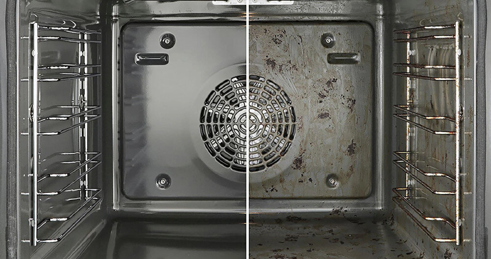 PIEKARNIK BOSCH HBG7361B1 czyszczenie woda para zabrudzenia łatwo szybko szmatka płyn program