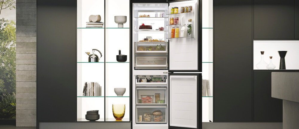 LODÓWKA HAIER HDR7619DNGB Niezawodny silnik inwerterowy silnik inwerterowy cicha efektywna praca