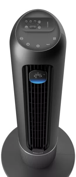Philips wentylator wieżowy model CX7550/00 w kolorze czarnym.