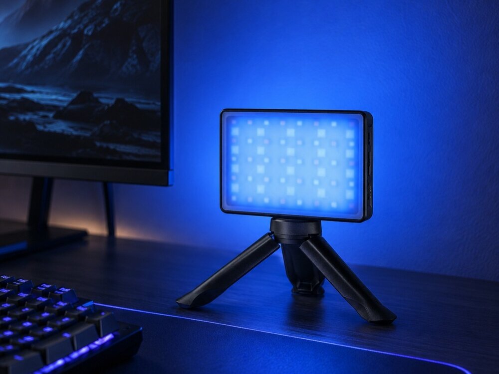 Quadralite MiLED RGB 200 II wysoki CRI 96 TLCI 98 wierne odwzorowanie barw