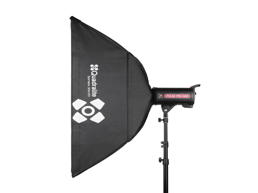 Quadralite Softbox 30x120 rodzina softboxow z mocowaniem Bowens