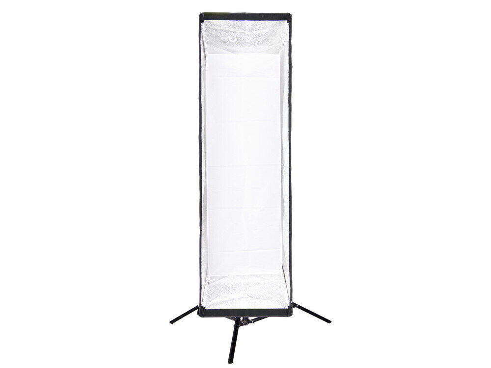 Quadralite Softbox 40x180 podwojny dyfuzor i srebrne wnetrze czasza na nóżkach 