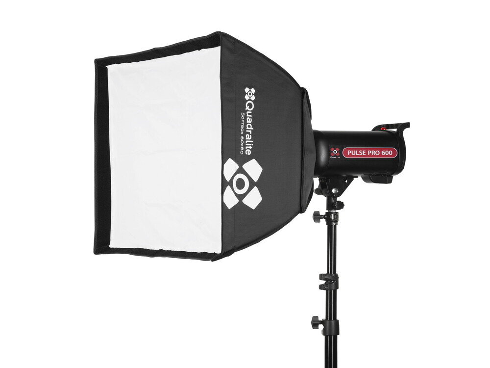 Quadralite Softbox 60x60 klasyczny kwadratowy softbox z mocowaniem Bowens do lamp studyjnych