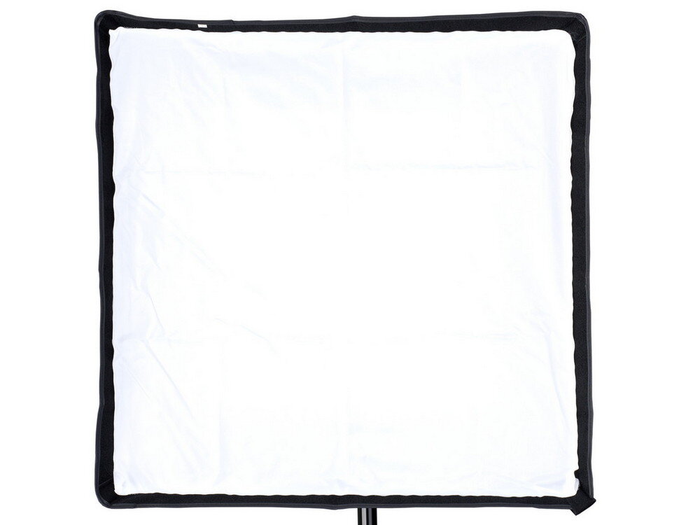 Quadralite Softbox 60x60 uniwersalny softbox do portretu i fotografii produktowej przód czaszy
