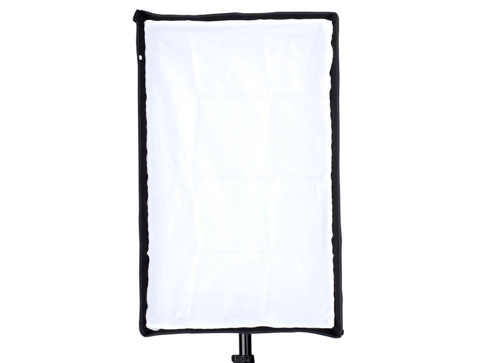 Quadralite Softbox 120x80 duza powierzchnia dyfuzora do portretu i produktu przód czaszy 