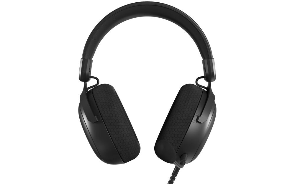 Słuchawki SECRET GEAR Spik SX3 kompatybilność PC gaming zastosowanie codzienne, słuchawki od frontu na białym tle