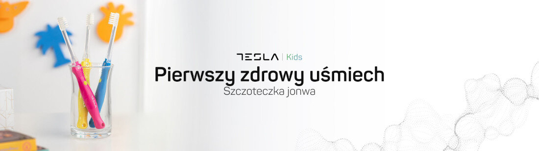 Szczoteczka do zębów TESLA Kids TMT8P Różowy zdjęcie lifestyle Zadbaj o uśmiech dziecka