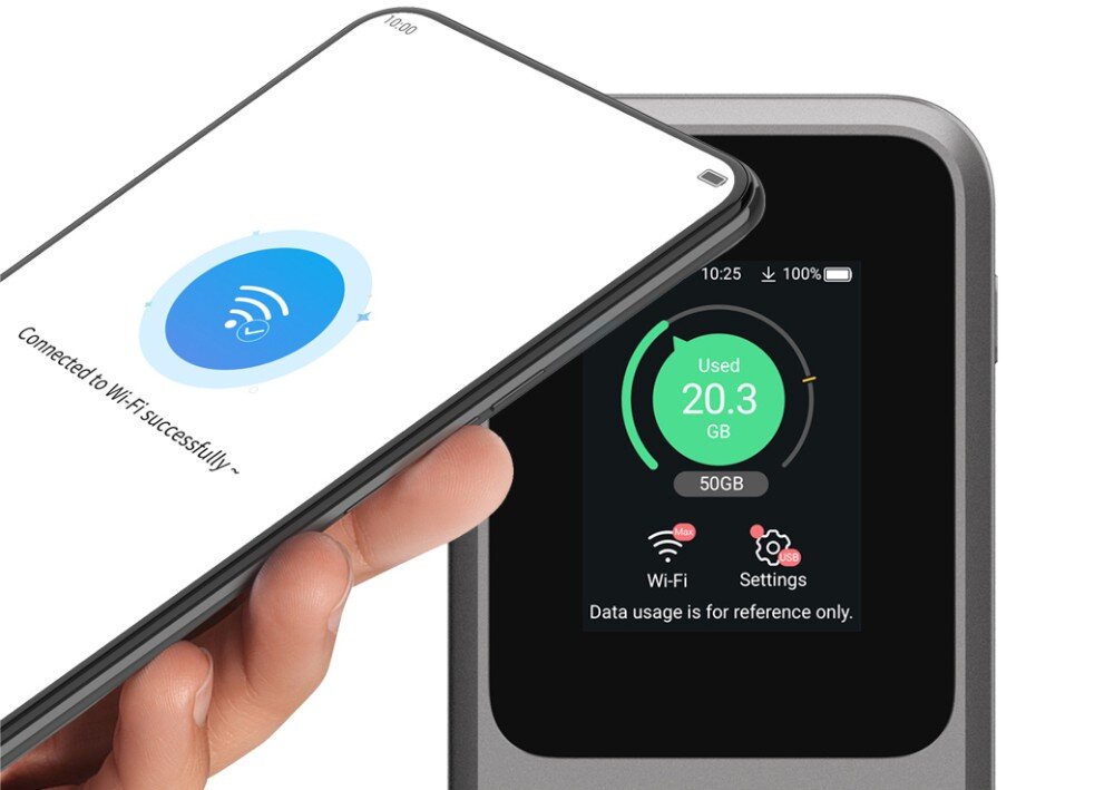 Router ZTE MU5120 5G parowanie NFC łączenie