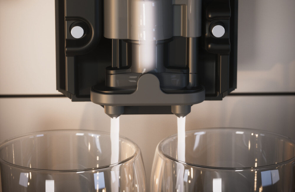 Ekspres MIELE CM 6360 Bialy Perfekcyjna pianka z mleka 