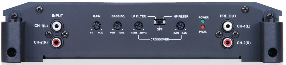 Wzmacniacz ALPINE BBX-T600 - konstrukcja