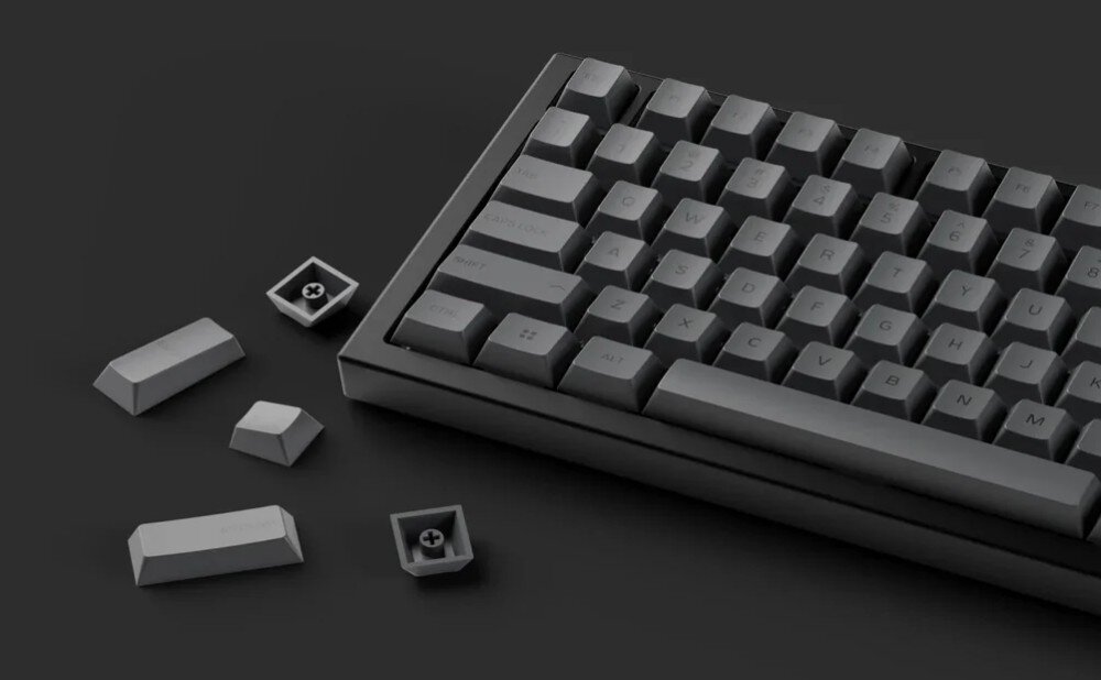 Klawisze GLORIOUS GPBT Black Ash wygląd opis