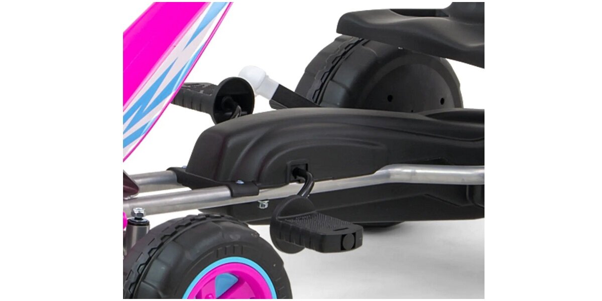 Gokart na pedały MILLY MALLY Viper Do przodu, jak i do tyłu