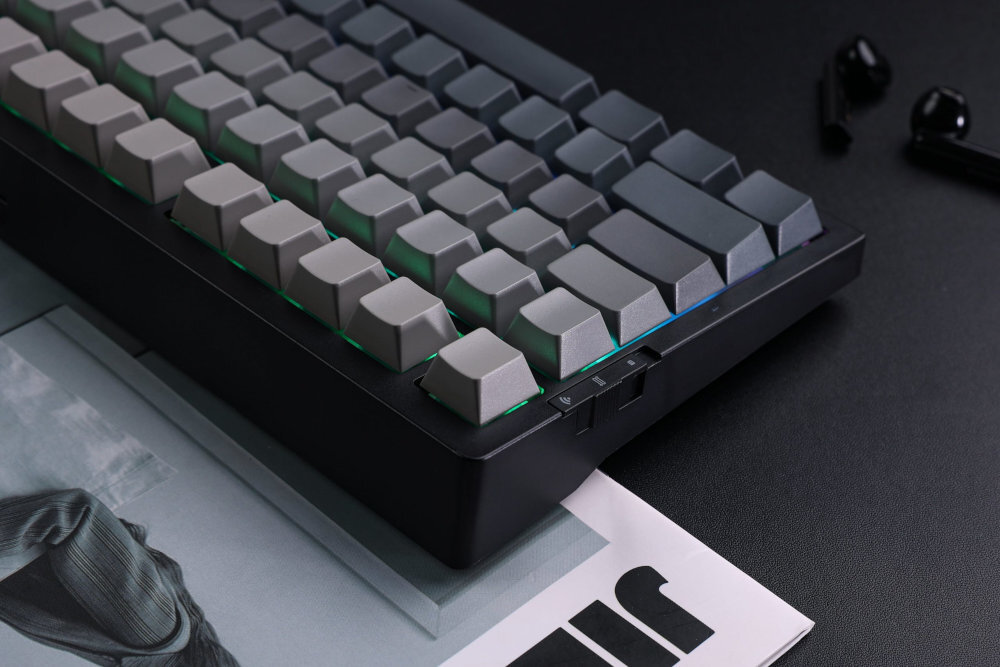 MCHOSE MC-G75 baterię 8000 mAh pracy czy nauki - tył klawiatury