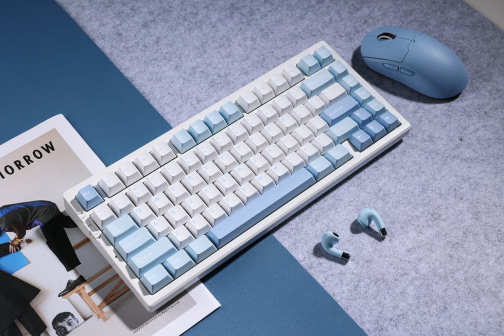 MCHOSE G75  pełny antighosting i n-key rollover niezależnie od tego, ile klawiszy wciśniesz jednocześnie - klawiatura z myszką