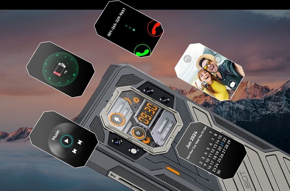 Smartfon CUBOT King Kong X 5G  Dodatkowy ekran