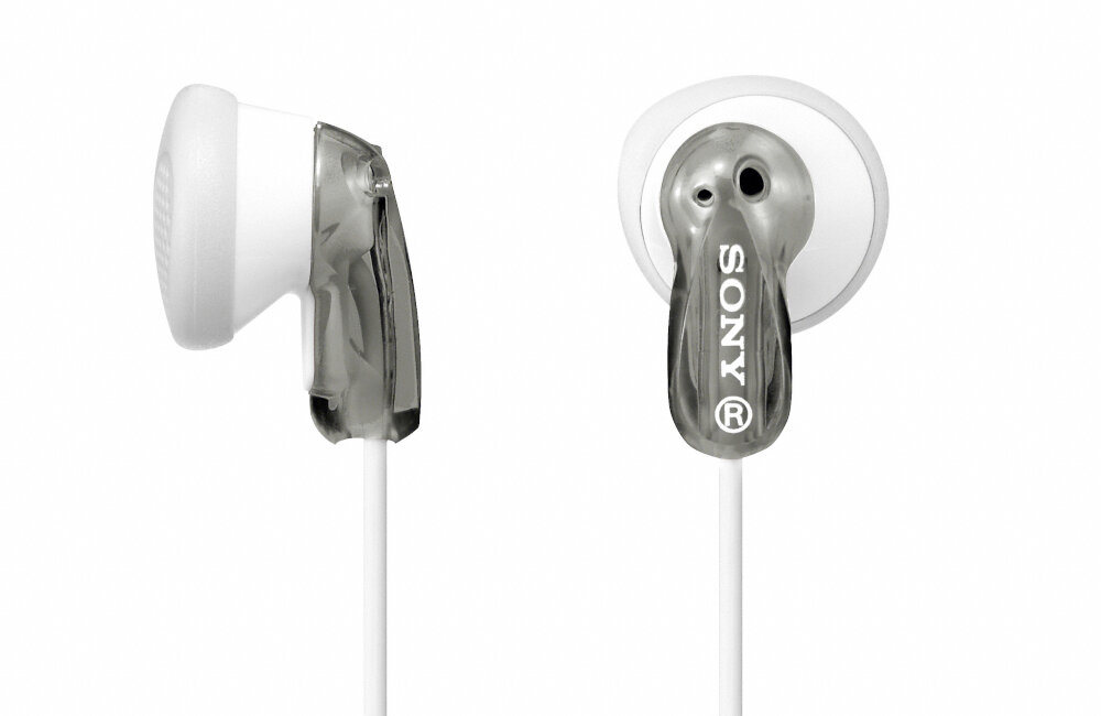 SŁUCHAWKI SONY MDR-E9LPH GRAPHITE WHITE pasmo przenoszenia basy przetwornik magnesy neodymowe