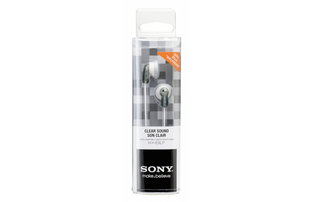 SŁUCHAWKI SONY MDR-E9LPH GRAPHITE WHITE trwałość złącze mini jack długość przewodu