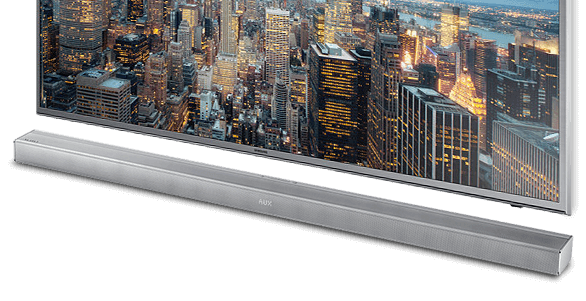 Bezprzewodowa moc dźwięku
Samsung Full HD & Samsung Soundbar