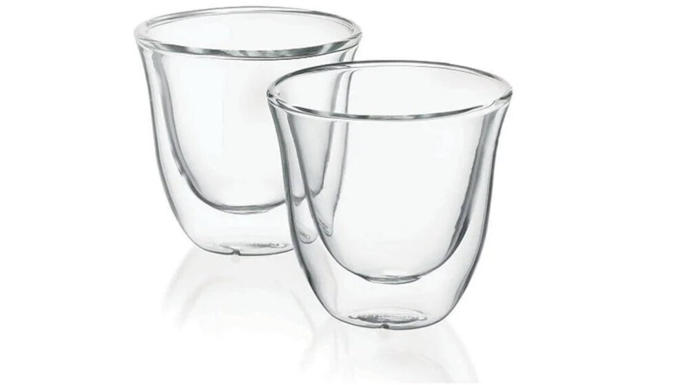 Szklanki do Espresso DELONGHI 2x60 ml DBWALLESP latwe czyszczenie wykonanie