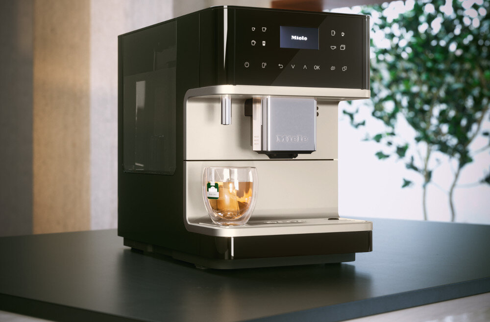 Ekspres MIELE MilkPerfection CM 6160 goraca woda herbata