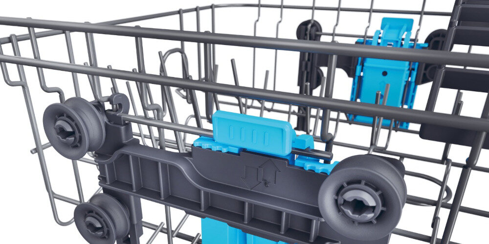 ZMYWARKA HAIER XF0C3TB0FX I-PRO SHINE SERIES 3, SLIM Regulacja górnego kosza intuicyjne przyciski na bokach system Easy Click