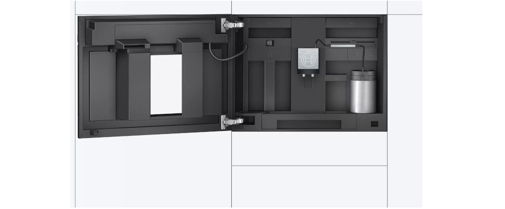 Ekspres BOSCH CTL636ES6 automatyczne czyszczenie wysweitlacz informacja konserwacja