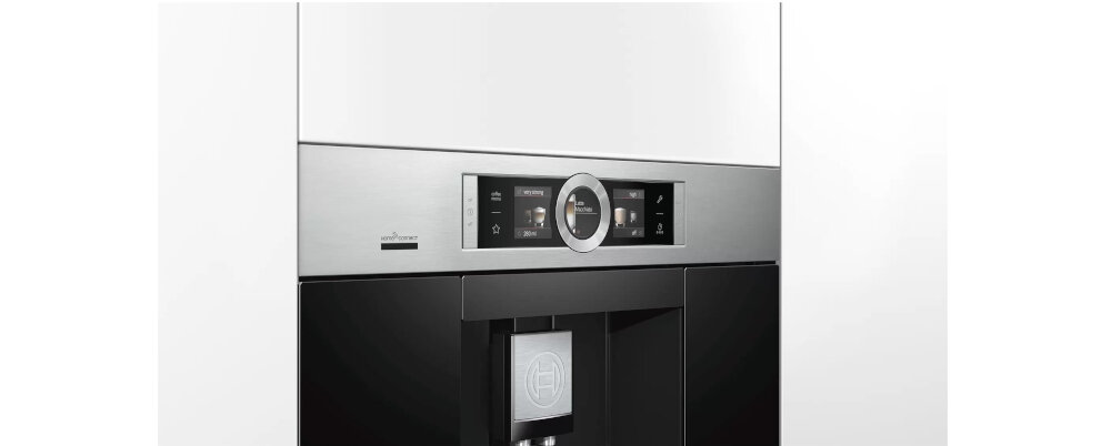 Ekspres BOSCH CTL636ES6 system SensoFlow zmielone ziarna proces parzenia temperatura smak aromat