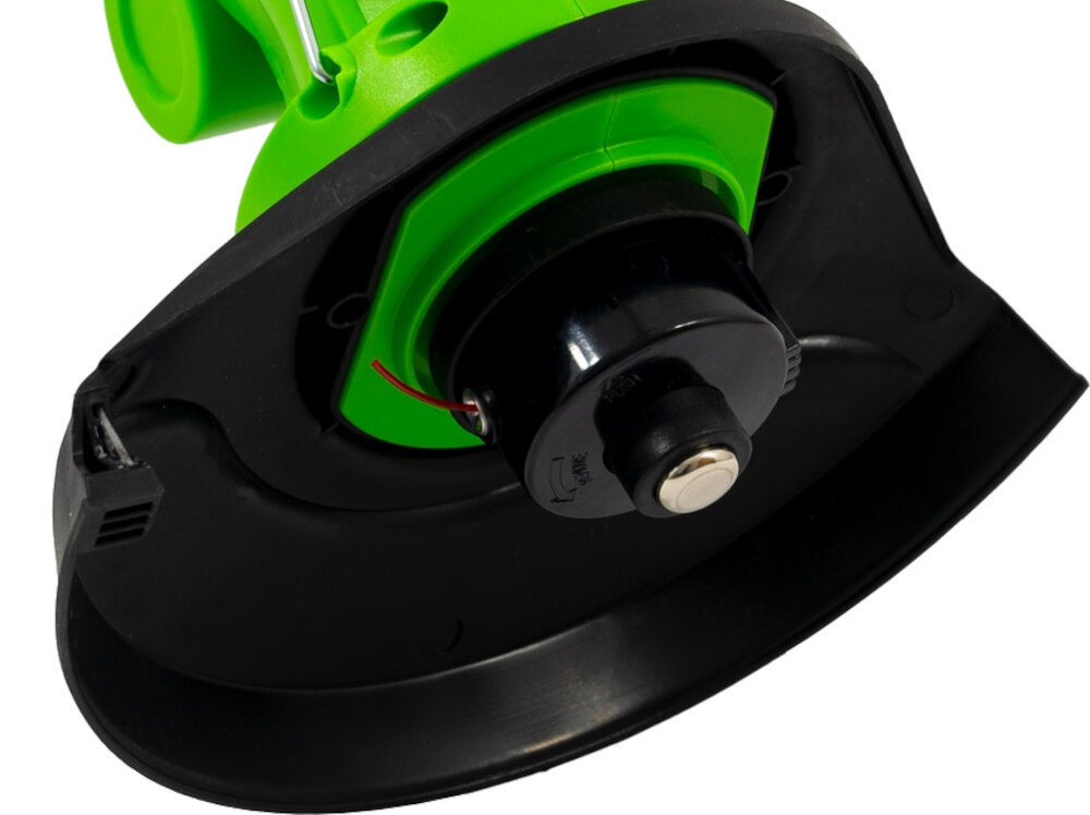 Podkaszarka akumulatorowa GREENSO UAO005 tarcza tnaca z zylka szerokosc robocza 23 cm 4-pozycyjna regulacja glowicy tnacej