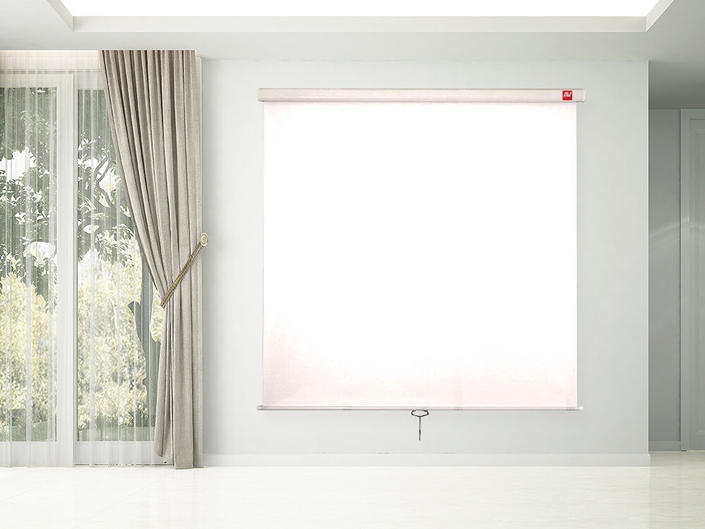 Ekran projekcyjny AVTEK Wall 200x200- Łatwość regulacji i mobilność