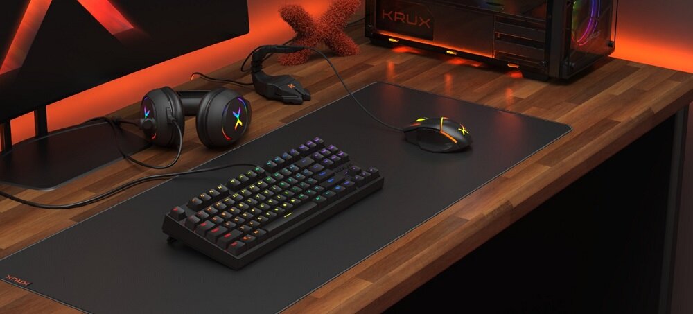 Klawiatura KRUX Atax Pro RGB Outemu - Anti-ghosting nie regauje na nieplanowane wciśnięcia klawiszy