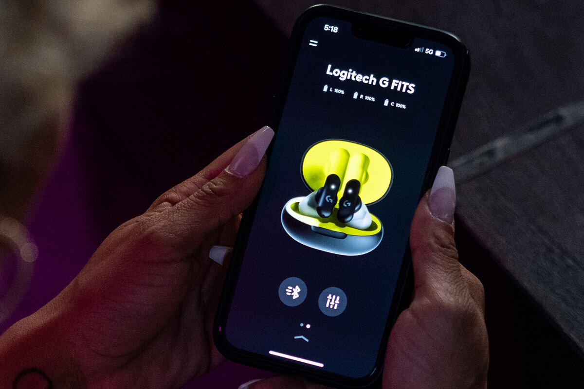 Słuchawki LOGITECH G FITS Czarny łączność lightspeed bluetooth