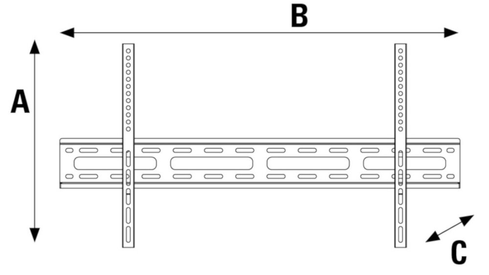 Uchwyt HAMA do TV 37 - 75 cali LCD/PLASMA Fix XL - uniwersalność