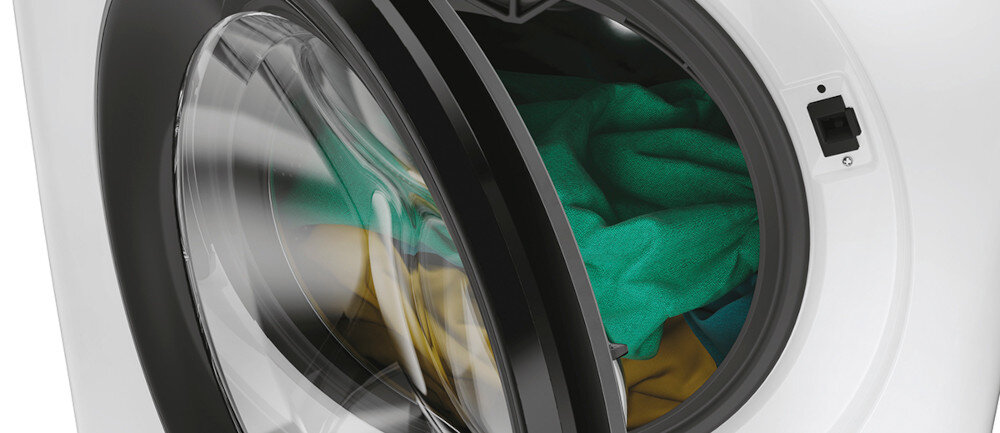 Pralko-suszarka CANDY CSOW 4746TWMB5-S Duża pojemność bębna wnętrze