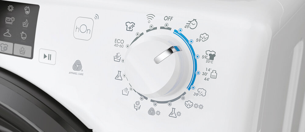 Pralko-suszarka CANDY CSOW 4746TWMB5-S kompletny zestaw cykli programy funkcje szybkie Allergy-Care antyalergiczny odświeżanie bawełna wełna sportowe