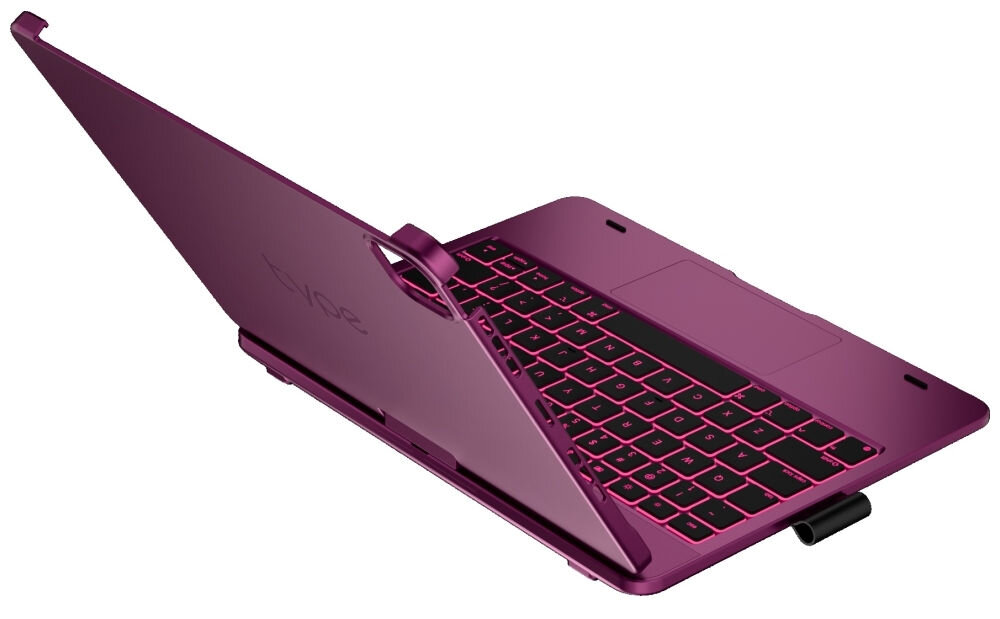 Etui na iPad Pro 11 cali TYPECASE Edge, Etui Typecase Edge do iPada, bateria 500 mAh, USB-C, uchwyt na Apple Pencil, mobilna praca, Tablet w etui z podświetlaną klawiaturą i gładzikiem.